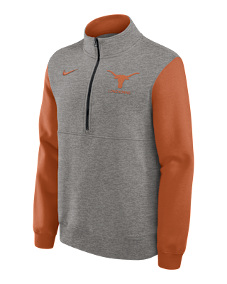 Texas Club Men's Nike College 1/2-Zip Crew. Nike.com